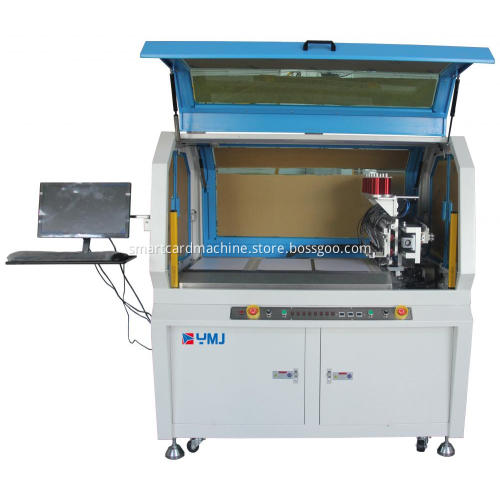 Smart Card Antenna Embedding Equipment Eight Heads